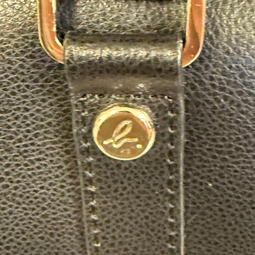 アニエスベー ショルダーバッグ 2way 斜め掛け　ミニボストン　レザー