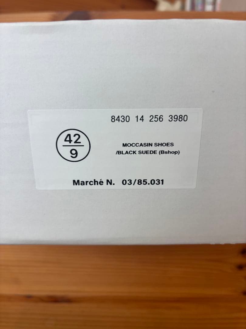 bshop Marbot 別注 モカシンシューズ 黒　42 ビショップ