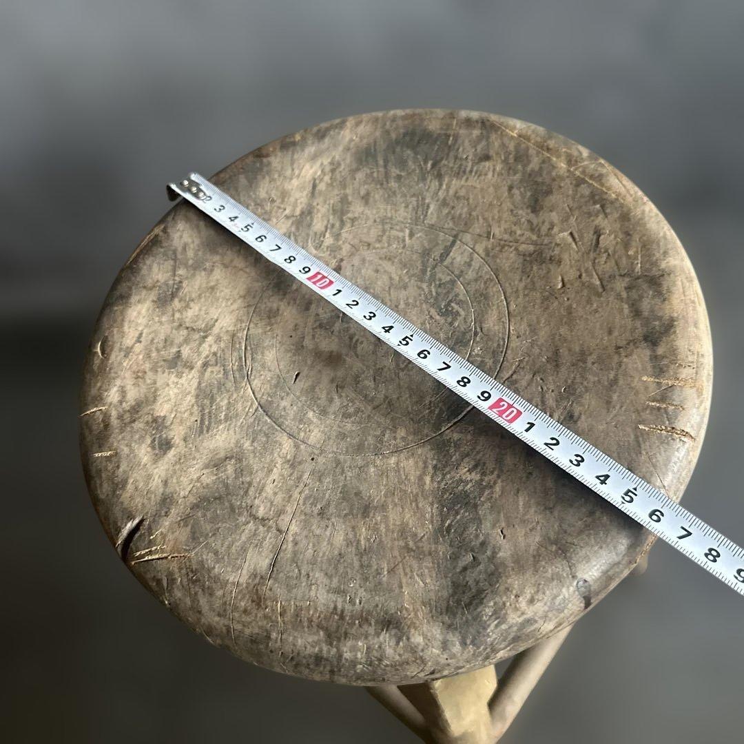 とても味のある木製スツール　ヴィンテージ