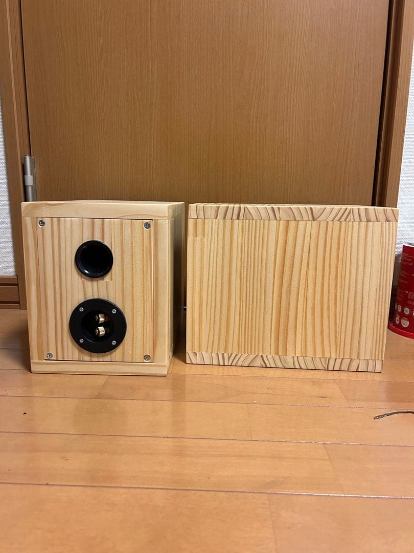 自作スピーカー ダブルバスレフ型グリーンバッフル