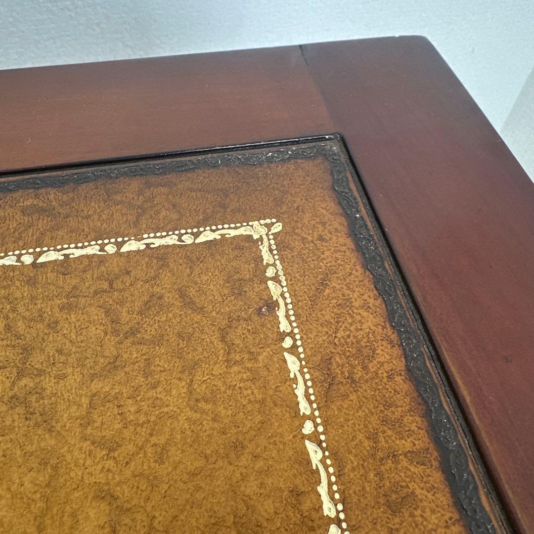 関家具 コモ コンピューターデスク アンティーク調 猫脚 伸長式 i4※