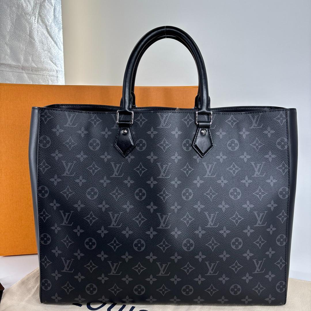 新品未使用 ルイヴィトン モノグラム エクリプス グランサック トートバッグ 黒